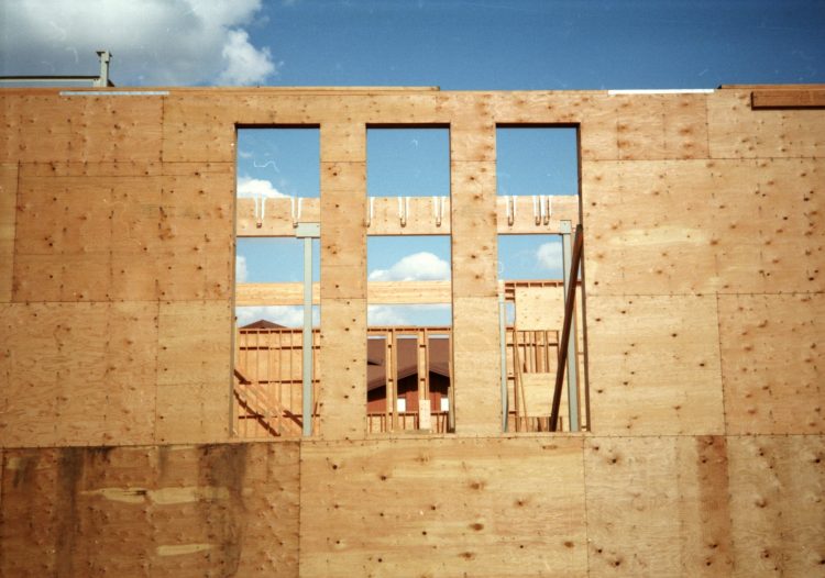 Roof truss hangers.