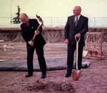 Groundbreaking ceremony.