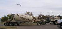 The concrete arrives right on schedule (29 Sept 2011).