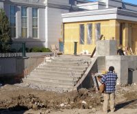 The South stairs are similarly ready (17 Oct 2011).