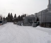 The roadway access in front of the Temple is now open (6 Mar 2012).