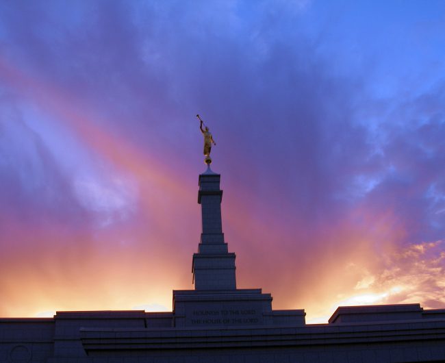 Temple, at twilight on 27 September 2006.