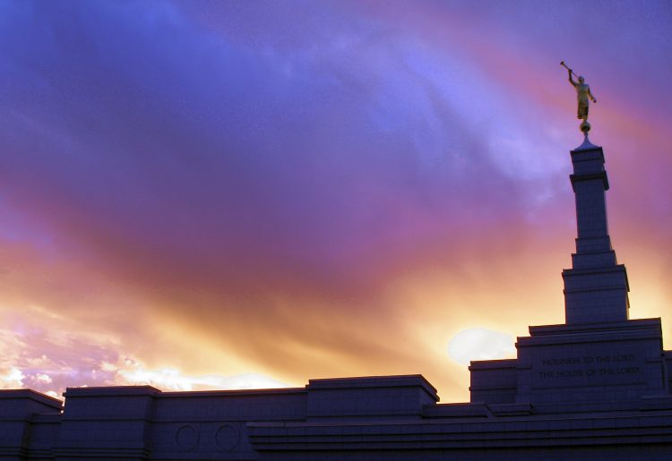 Temple, at twilight on 27 September 2006.